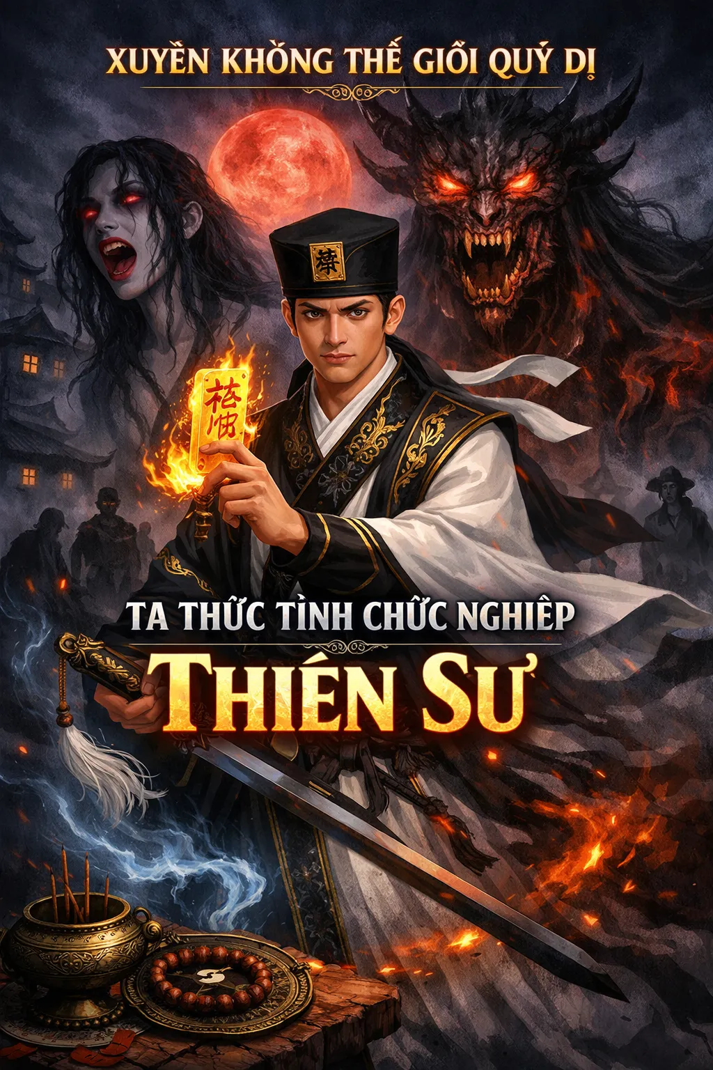Truyện chữ Xuyên Không Thế Giới Quỷ Dị Ta Thức Chức Nghiệp Thiên Sư